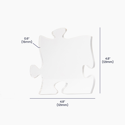 Our Printed Acrylic Puzzle Plaque is the perfect present if you're looking for an unique and heartfelt experience. Made from premium quality acrylic, the crystal-clear finish catches the light and leaves a dazzling impression.