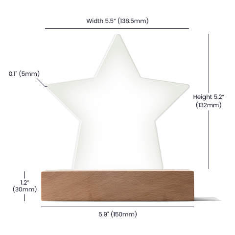 Star Acrylic Plaque