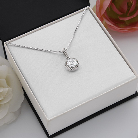 TO MY LOVING MOM - MOTHER'S DAY BEST GIFT FOR MOM - ETERNAL HOPE NECKLACE