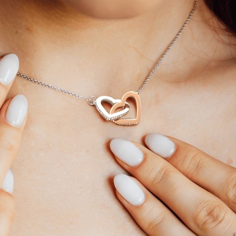 infinity heart necklace