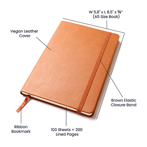 Graphic Leather Journal