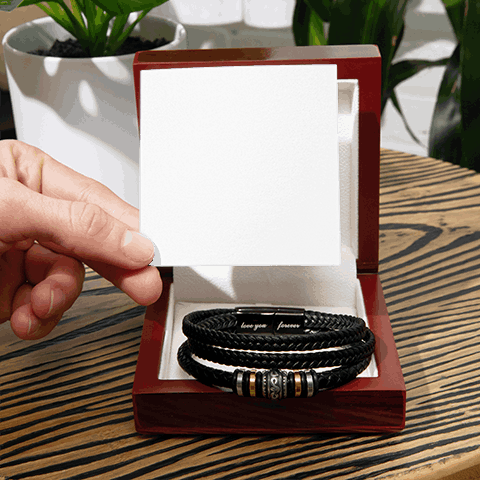 Elegant Bonus Dad Bracelet - Perfect Men's Jewelry Gift for Stepfather2