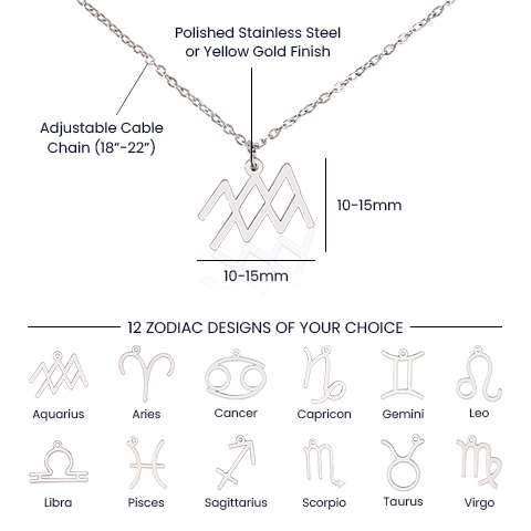 Zodiac Symbol Necklace